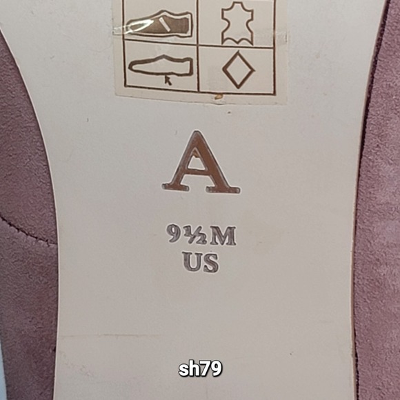 Anthropologie Suede Bow Pumps Heels Dusty Pink Velvet Cottage 9.5 M Feminine - Picture 6 of 6